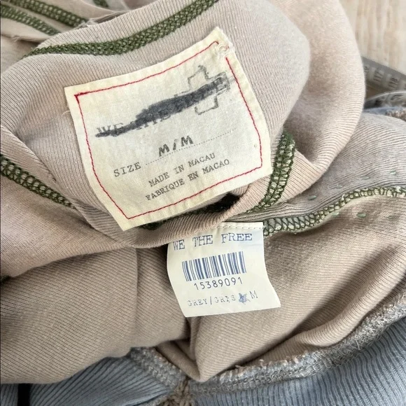 Free People We The Free Ribbed Distressed Neck Tank Dress Knit Hem Size Medium - Picture 10 of 11